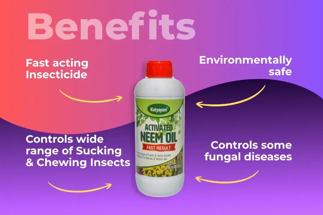 Katyayani Activated Neem Oil Bio Pesticide Benefits