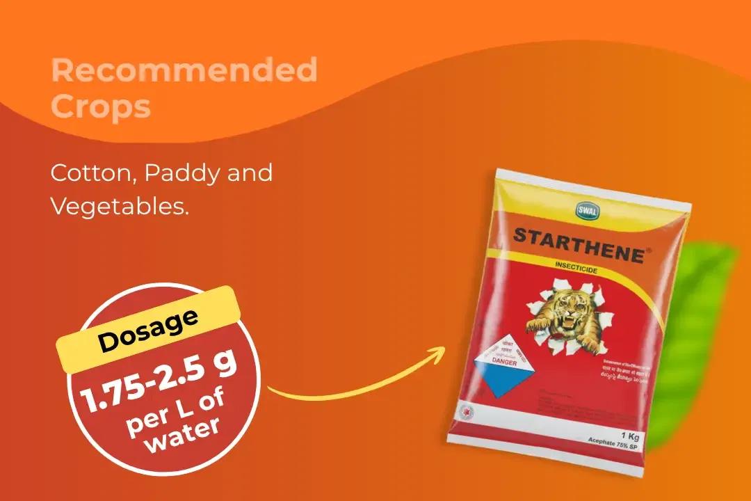 Starthene Insecticide Dosage Per Litre And Recommended Crops