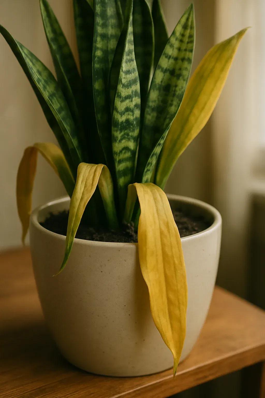 Is Your Snake Plant Leaves Turning Yellow? Fix It Fast!