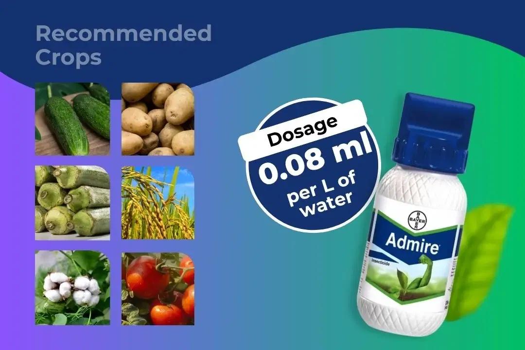 Admire Insecticide Dosage Per Litre And Recommended Crops Admire Insecticide Dosage Per Litre And Recommended Crops