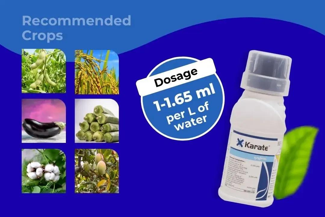 Karate Insecticide Dosage Per Litre And Recommended Crops Karate Insecticide Dosage Per Litre And Recommended Crops