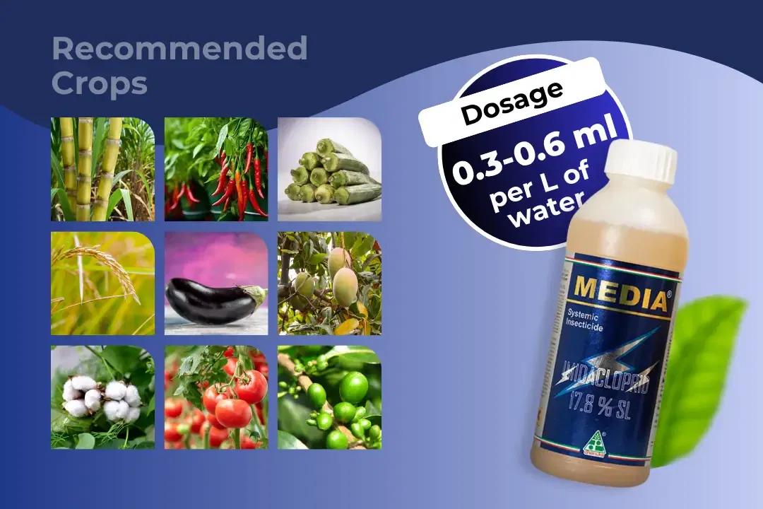 Media Insecticide Dosage Per Litre And Recommended Crops Media Insecticide Dosage Per Litre And Recommended Crops