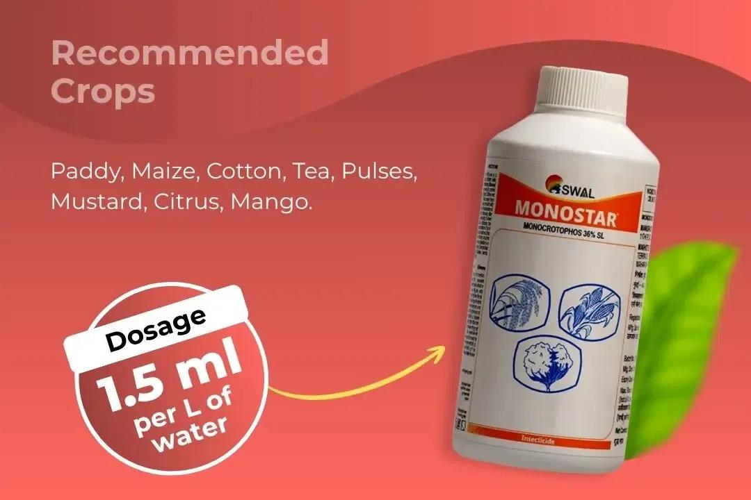 Monostar Insecticide Dosage Per Litre And Recommended Crops Monostar Insecticide Dosage Per Litre And Recommended Crops